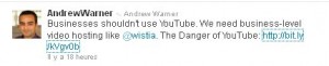 Andrew Warner Tweet