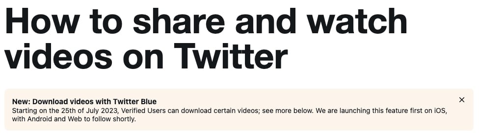 Téléchargement de vidéo de X